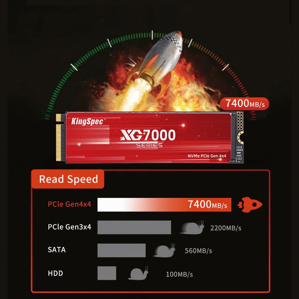 SSD KingSpec XG7000 2TB NVMe