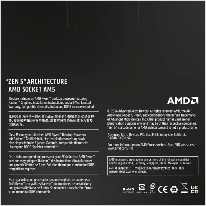 Procesador AMD Ryzen 5 9600X