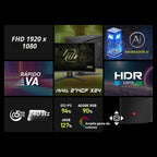 Monitor MSI MAG 274CF X24 27" 240Hz