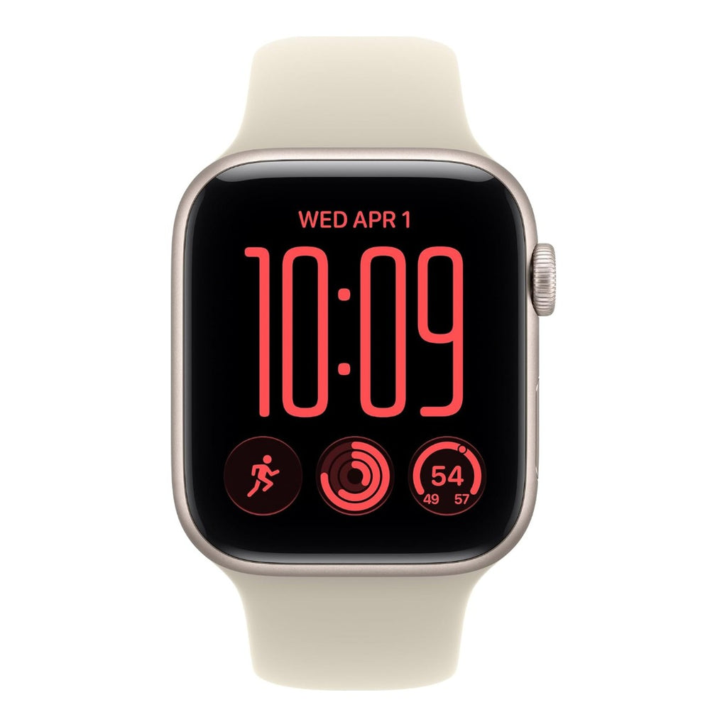 Apple Watch SE 3 Blanco estelar con correa arena