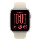 Apple Watch SE 3 Blanco estelar con correa arena