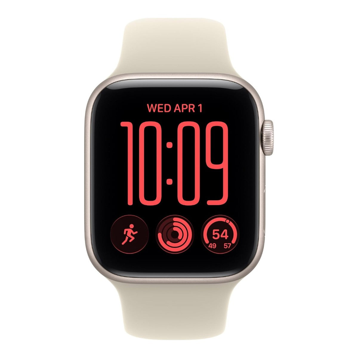 Apple Watch SE 3 Blanco estelar con correa arena