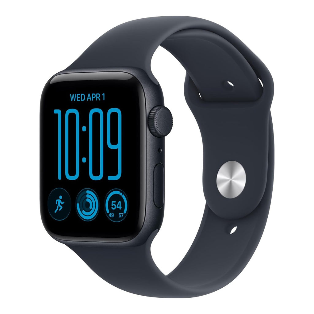 Apple Watch SE 3 Medianoche con correa azul marino principal