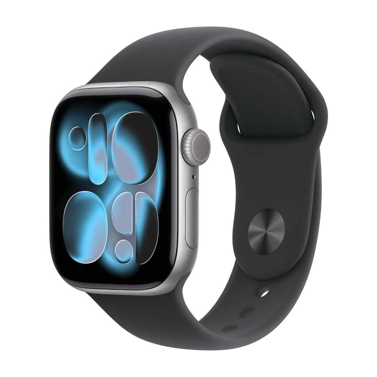 Apple Watch Series 11 Gris espacial con correa negra