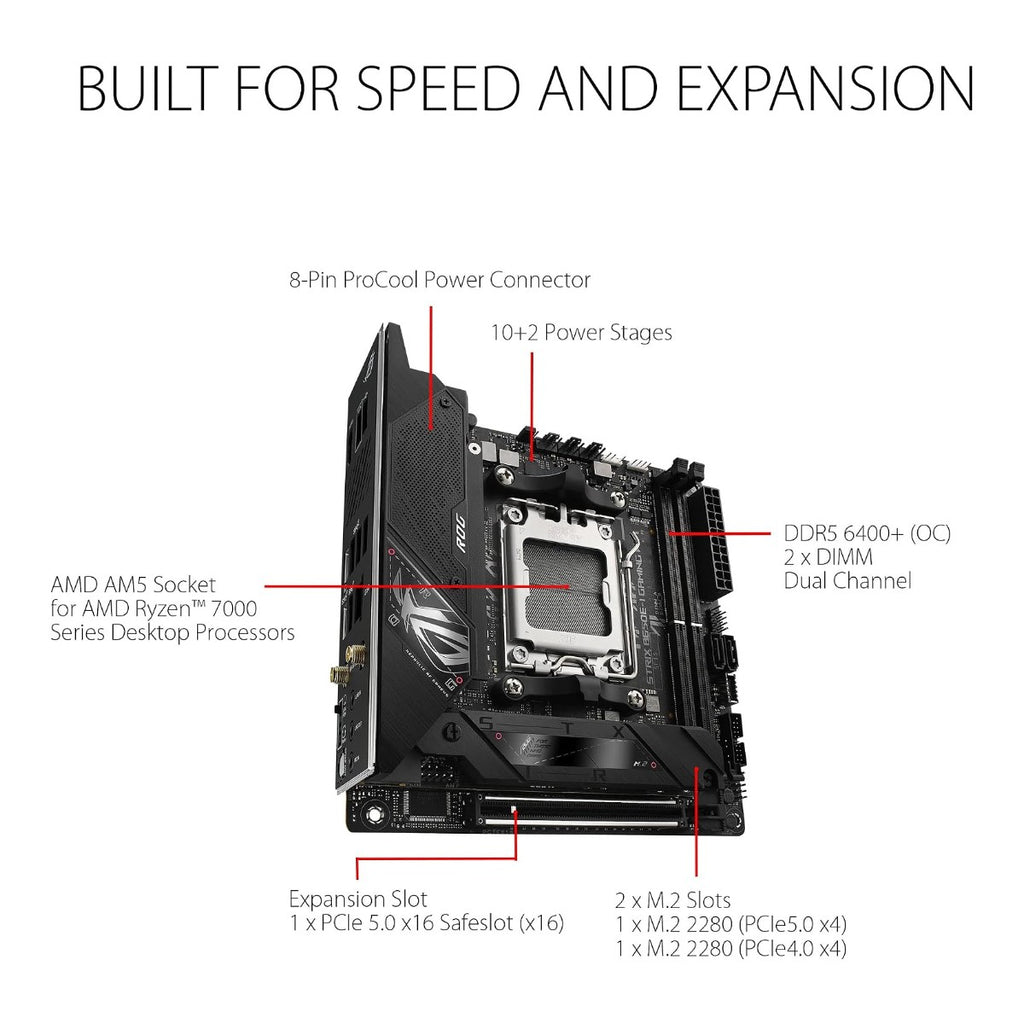 Board ASUS ROG Strix B650E-I Gaming WiFi Mini-ITX