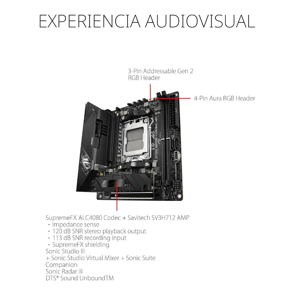 Board ASUS ROG Strix B650E-I Gaming WiFi Mini-ITX
