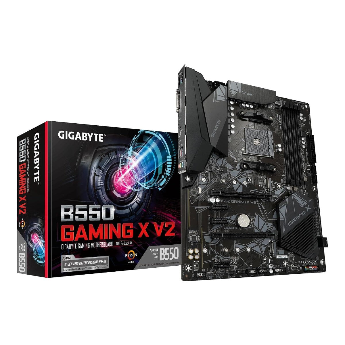 Board GIGABYTE B550 Gaming X V2 AM4 DDR4 ATX (Nueva)