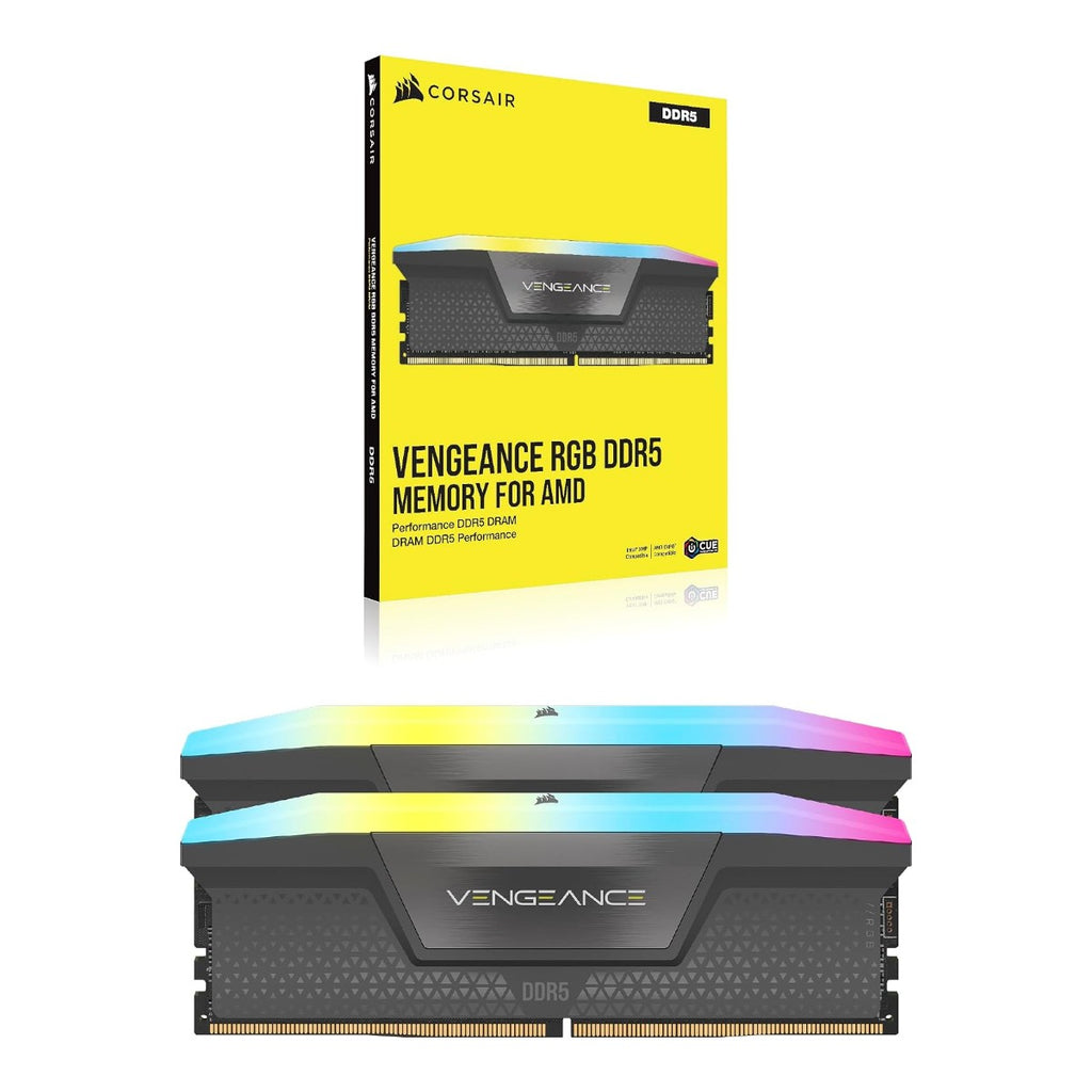 Memoria RAM Corsair Vengeance RGB 32GB (2x16GB) DDR5 6400MHz Gris – foto 6