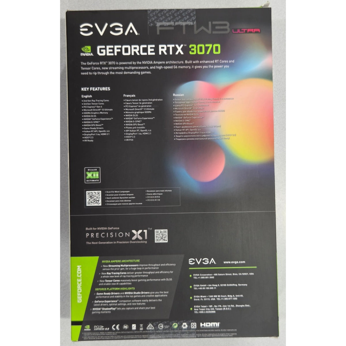 EVGA GeForce RTX 3070 FTW3 Ultra Gaming 8GB