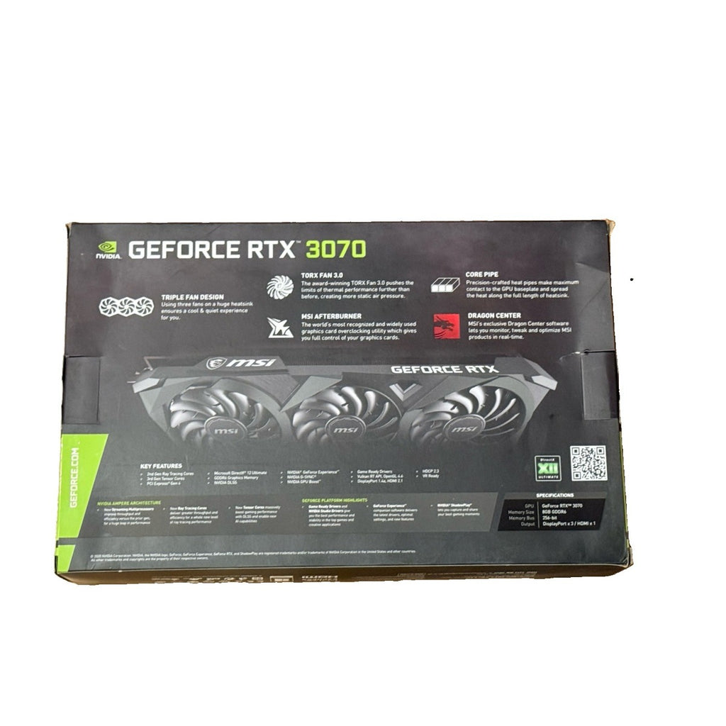 MSI GeForce RTX 3070 Ventus 3X OC 8GB