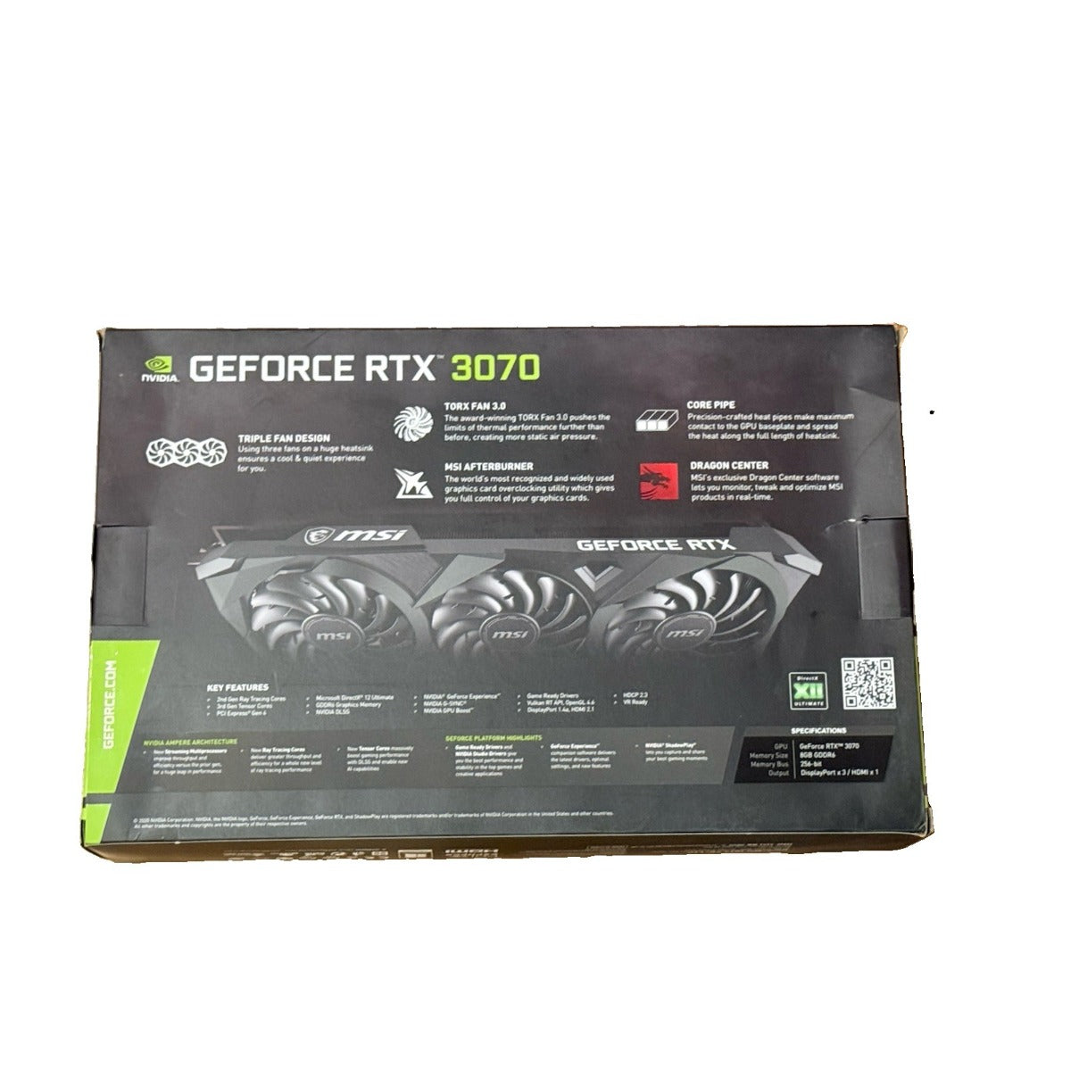 MSI GeForce RTX 3070 Ventus 3X OC 8GB